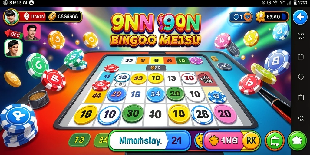 Tampilan gameplay Bingo yang menarik dari 9N9N.