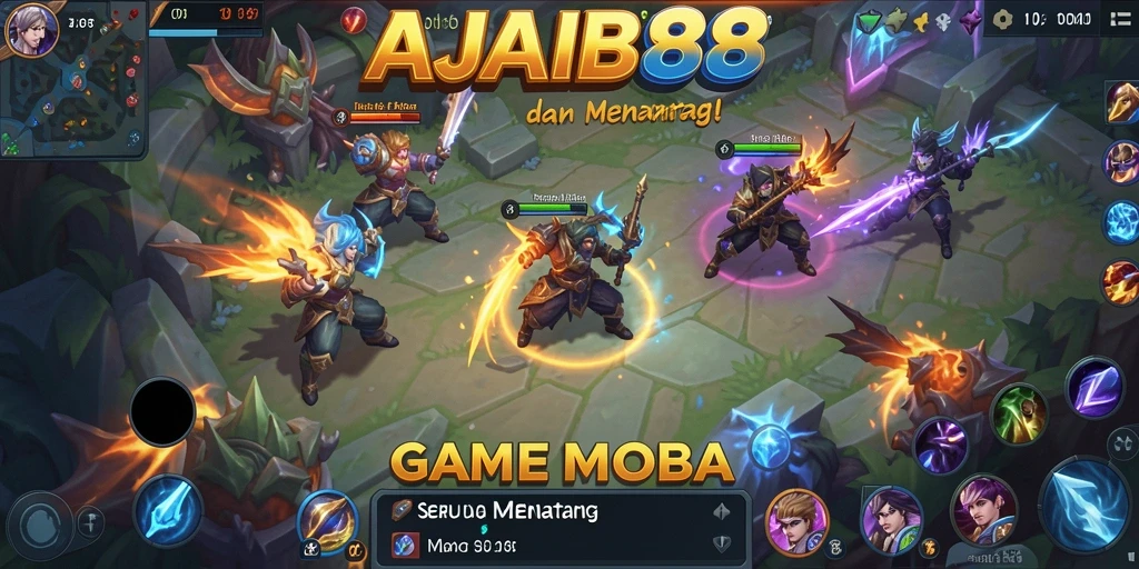 Tampilan gameplay AJAIB88 yang menakjubkan dalam pertempuran.