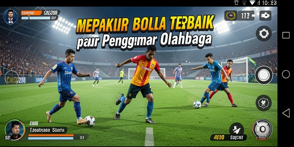Tampilan gameplay menarik dari CALO288 dengan aksi sepak bola intens.