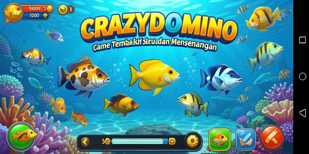 Gameplay menarik dari CRAZYDOMINO, menangkap ikan dengan seru.