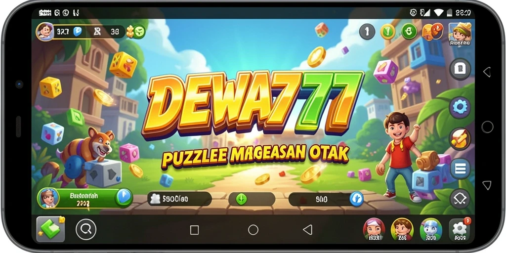 Tampilan gameplay DEWA777 menampilkan tantangan Puzzle seru.