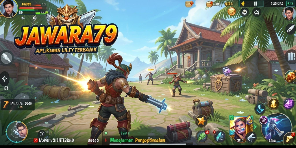 Tampilan screenshot JAWARA79 yang menampilkan pengelolaan aplikasi dan pembersihan file.