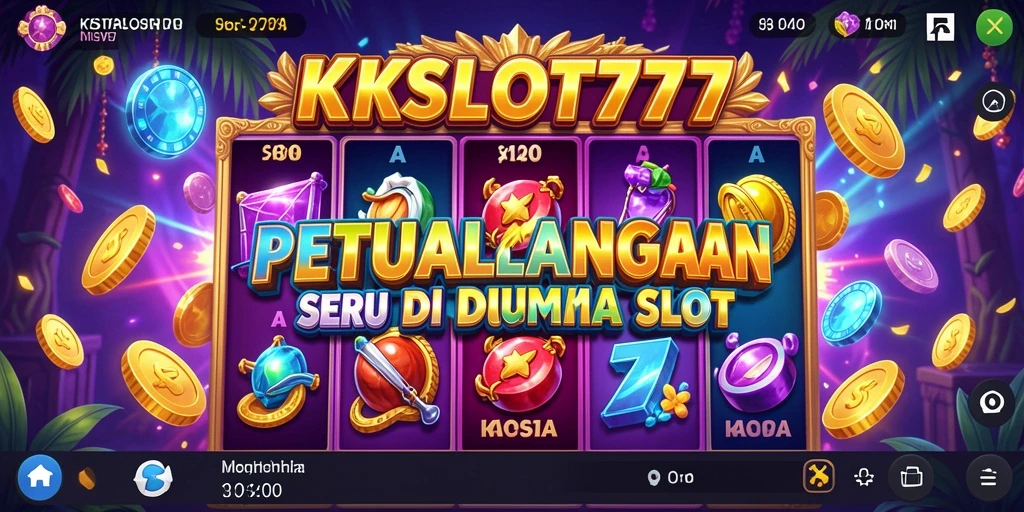 Screenshot gameplay KKSLOT777 menampilkan aksi petualangan yang mendebarkan.