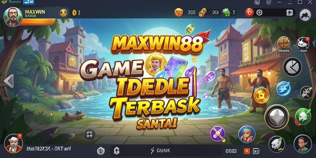 Tampilan menarik dari gameplay <strong>MAXWIN88</strong> di mana Anda dapat mengelola bisnis virtual.