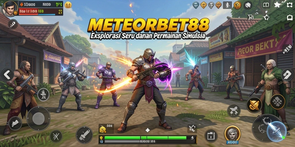 Tampilan permainan METEORBET88 yang menampilkan grafis dan interaksi menarik.