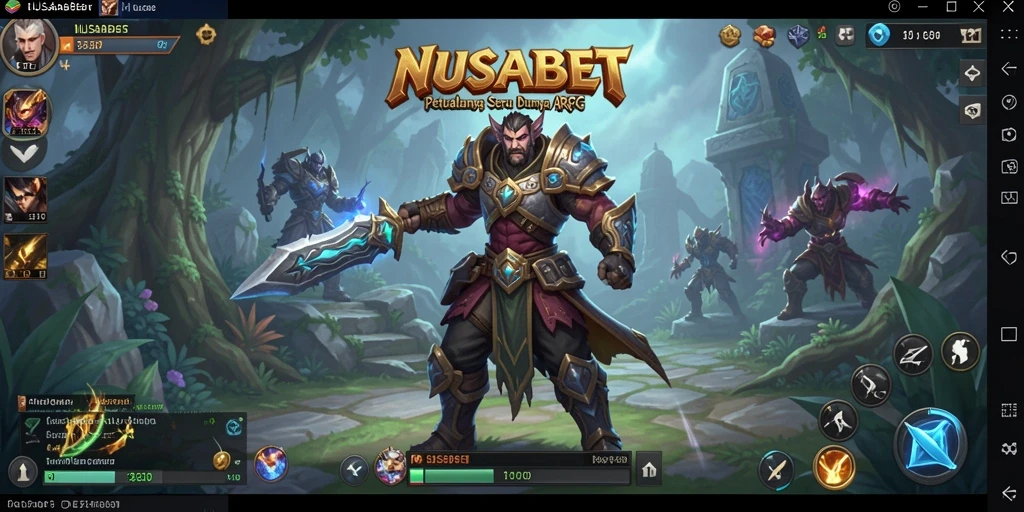 Gameplay NUSABET yang seru dan menarik dalam dunia ARPG.