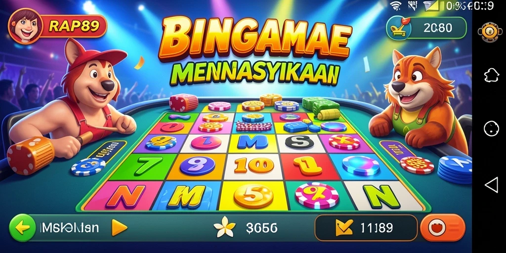 Screenshot dari gameplay RAP89 yang penuh aksi dan keseruan Bingo.