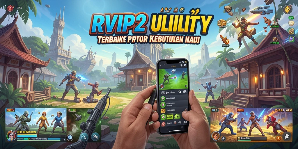 Tampilan utama aplikasi RVIP2 yang menunjukkan fitur-fitur Utility.