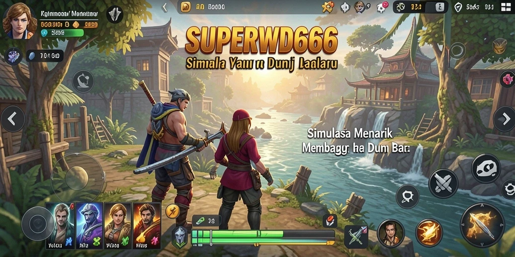 Tampilan dinamis dari gameplay SUPERWD666 yang mengasyikkan.