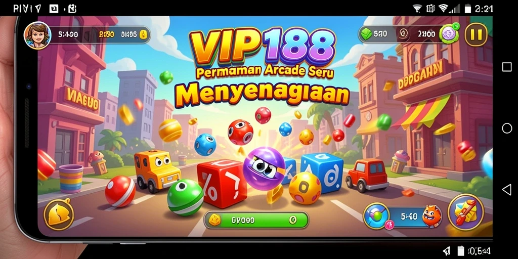 Tangkapan layar gameplay VIP188 menunjukkan aksi Arcade yang seru.